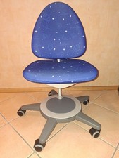 Moll Schreibtischstuhl Maximo blau gebraucht ANSEHEN LESEN !!!