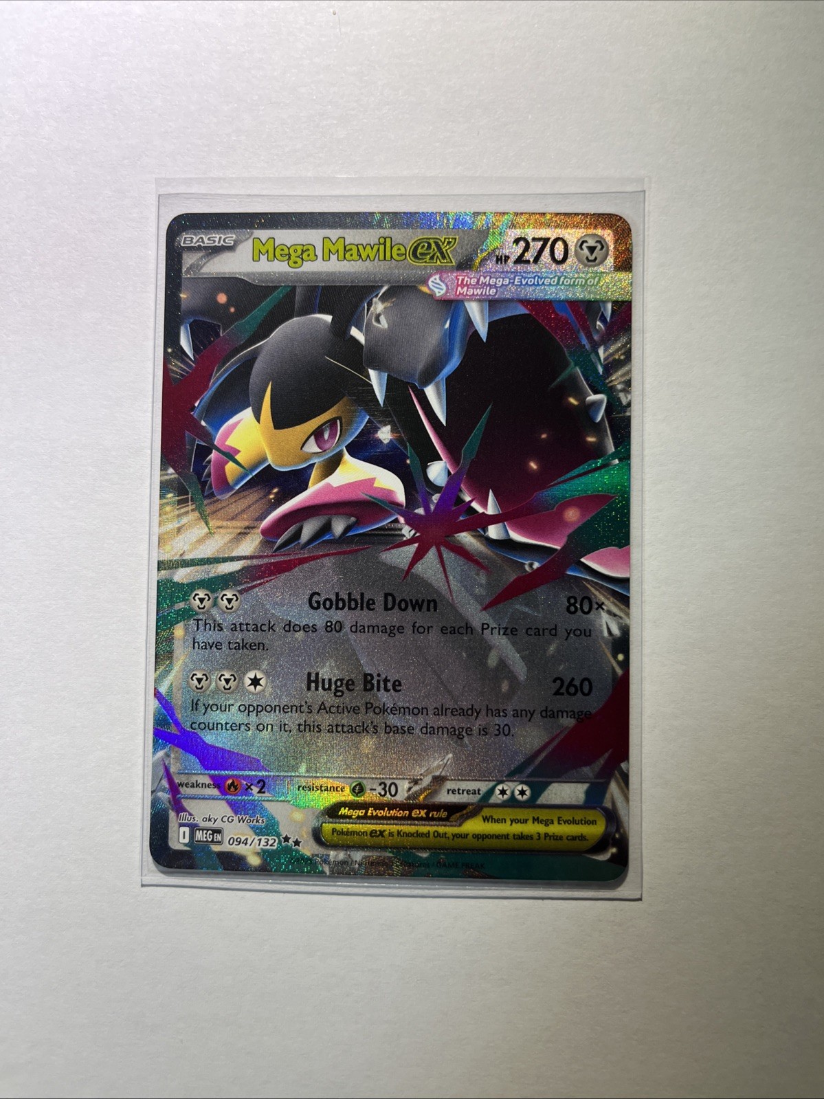 Mega Mawile ex (Double Rare) 094/132 - Mega Evolution Pokemon - NM/M English