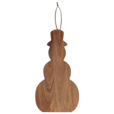 Serving Board Charcuterie Cutting Boards Acacia Wood 12"L x 6.3"W Snowman