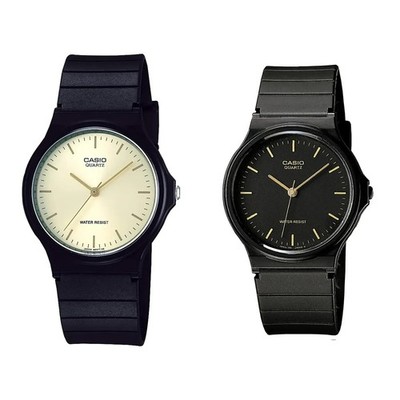 Casio Herren Uhren Kollektion MQ-24-9ELJH MQ-24-1ELJH Schwarz Gold Fr Japan
