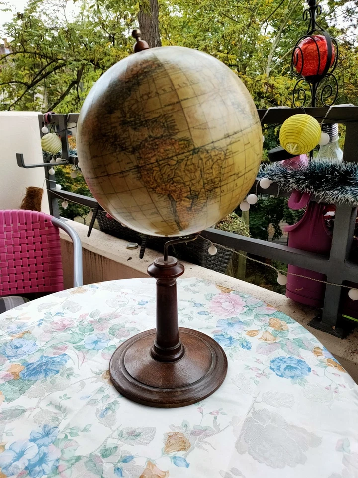 Globus Weltkugel Dietrich Reimers Erdglobus 1921 - Bild 2 von 4