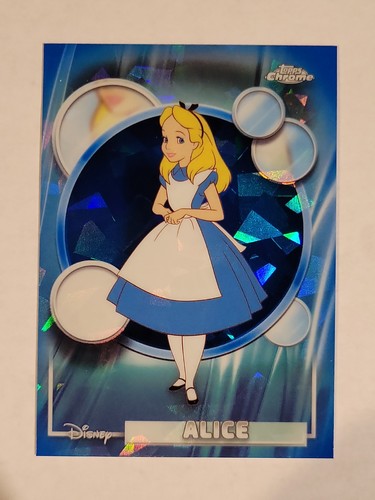 Alice – 2026 Topps Chrome Sapphire Disney · Base Sapphire #75 Alice