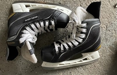 Bauer Supreme One20 Hockey Skates 8R TUUK Lightspeed Pro White Laces EUC