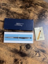 Vtg Cross Century Classic Lustrous Chrome 3502 Ballpoint Pen W/Box