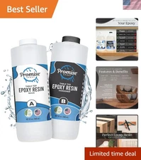 Beginner-Friendly 64 Oz Self-Leveling Epoxy Resin Kit for Arts & Jewelry