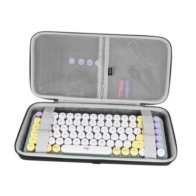  75% Keyboard Case, Hard Shell Travel Carrying Bag for 84 Key Gaming Keyboard, 