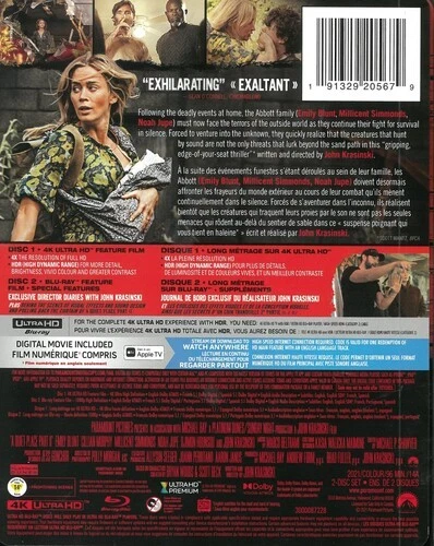 A Quiet Place: Part II (Steelbook) [New 4K UHD Blu-ray] Steelbook - Image 2 of 2