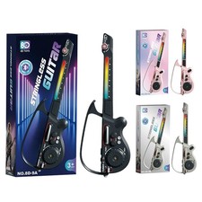 Kids Musical Guitar Play,Simulation Stringless Foldable For Kids Boys Girls