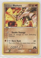 Team Magma's Rhyhorn Pokemon EX Magma vs Aqua #38 2004 on eBay