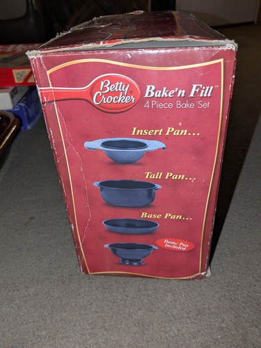 Betty Crocker Juego de 4 Piezas Hornear y Rellenar Juego Completo para Hacer Pasteles Nuevo Caja Abierta - Imagen 4 de 5