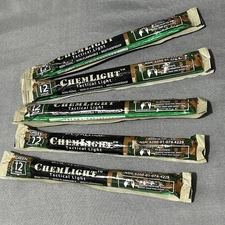 5 Pack Green Military 6" - 12 HR CYALUME Tactical Light Sticks Chemlight BRIGHT