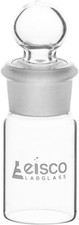 EISCO Weighing Bottle, Tall Form, 5ml capacity, 0.2 Ounces, Clear 