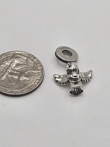 PANDORA Harry Potter Hedwig Owl Sterling Silver Red Gemstone Charm Fast Postage - Picture 3 of 11