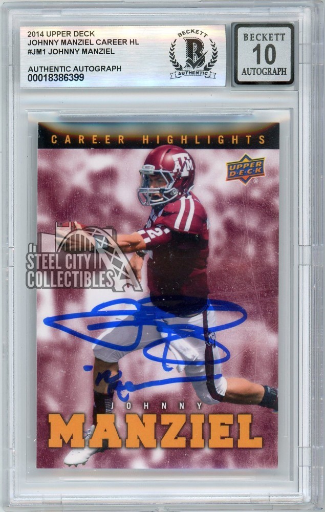 Johnny Manziel Upper Deck Johnny Manziel Career Highlights #JM1 Base