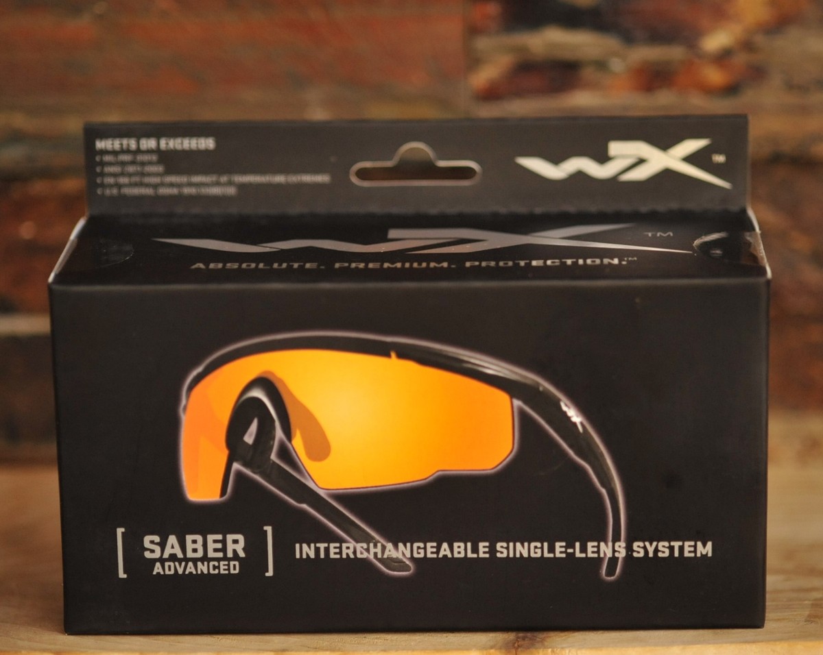 Wiley X Saber Advanced 301 Light Rust Lens Matte Black Frame | eBay