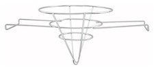 10" Fryer Filter Stand,Chrome,Medium