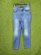 JUDY BLUE Jeans Womens 1/25 High Rise Slim Fit Medium Wash JB82294-JS M 26x28