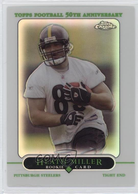 2005 Topps Chrome Refractor Heath Miller #183 Rookie RC