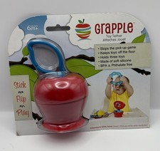 Grapple Baby Toy Tether Suction Toy Holder Red