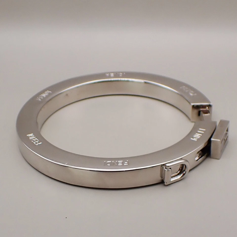 FENDI Zucca 徽标包吊饰钥匙圈镀银 02YG924 — 第 4/4 张图片