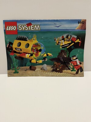 Lego System Instruction Manual Build Booklet 6442 For Divers