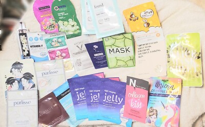 22 Sheet, Face & Eye Masks - Wander, Vichy, Que Bella, Purlisse, & More - Read -