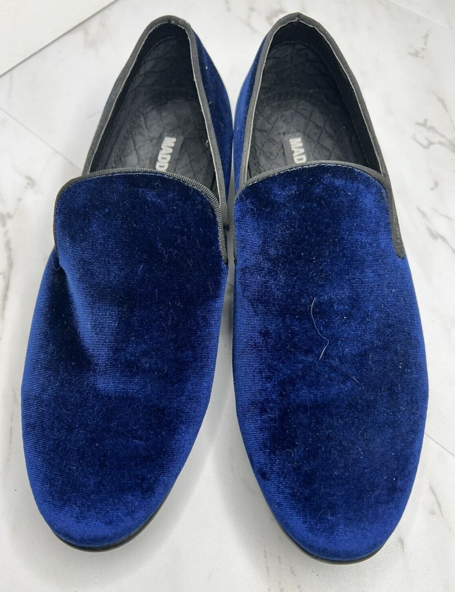 Steve madden velvet best sale loafers