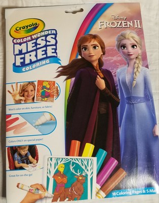 Disney Frozen Ii Crayola Mess Free Coloring Pages With Specialty Markers Sealed 71662470029 Ebay