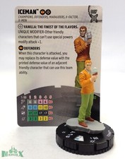Heroclix Deadpool Weapon X set Iceman 007 Common figure w/card
