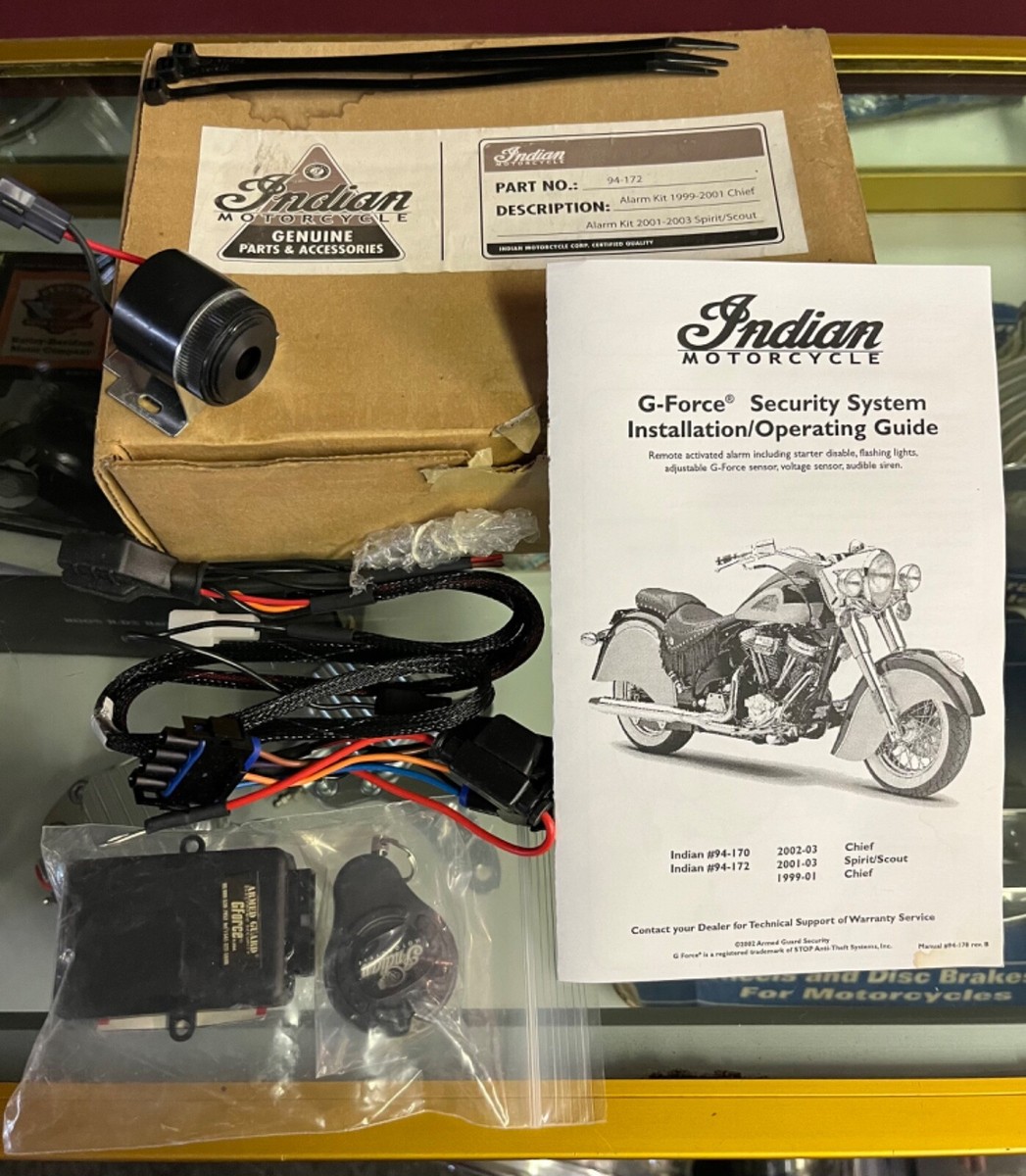 Genuine Indian Motorcycle Security System Alarm Kit # 94-172 for