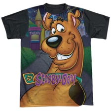Scooby Doo Big Dog Adult Halloween Costume T Shirt (Black Back), S-3XL