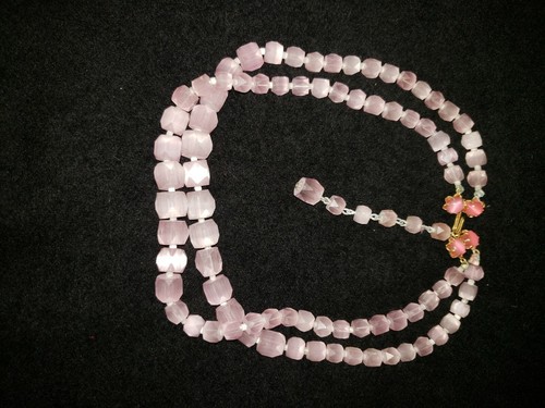 Vintage Pink Milk Glass Beads | eBay