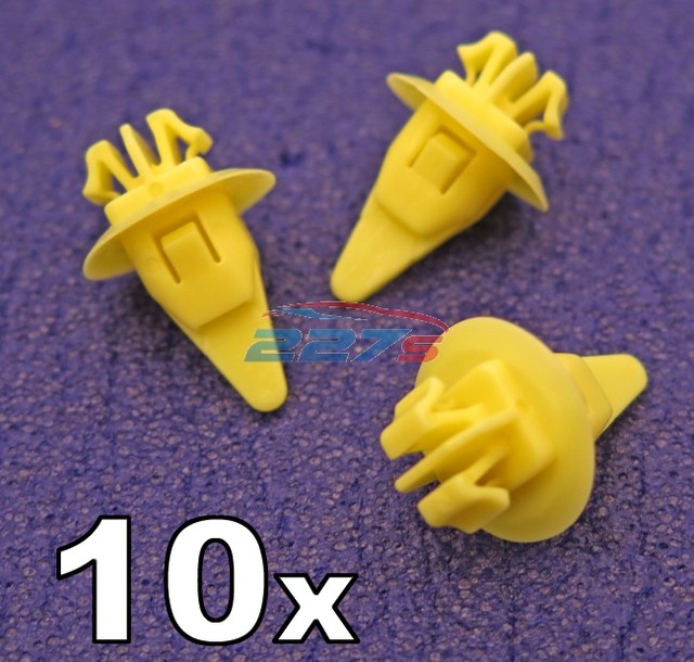 10x Toyota Exterior Side Moulding Clips for Hilux, 4Runner, Tundra