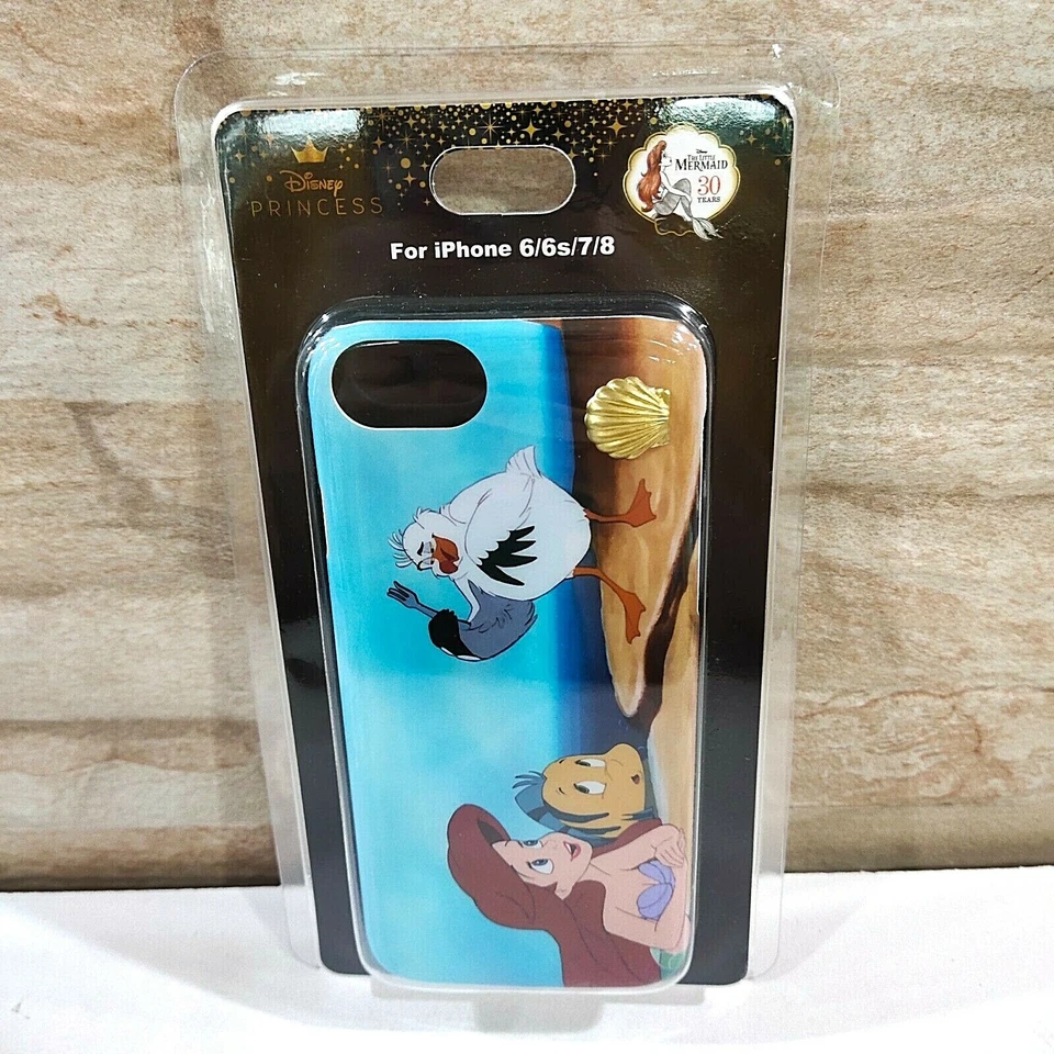 Funda para teléfono celular Disney Store Ariel Scuttle Little Mermaid Apple iPhone 6/6S/7/8 Foto 2 de 4