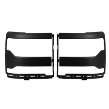Fit For Chevy Silverado 1500 2016-2018 Pair Black Headlight Trim Bezel Cover B6