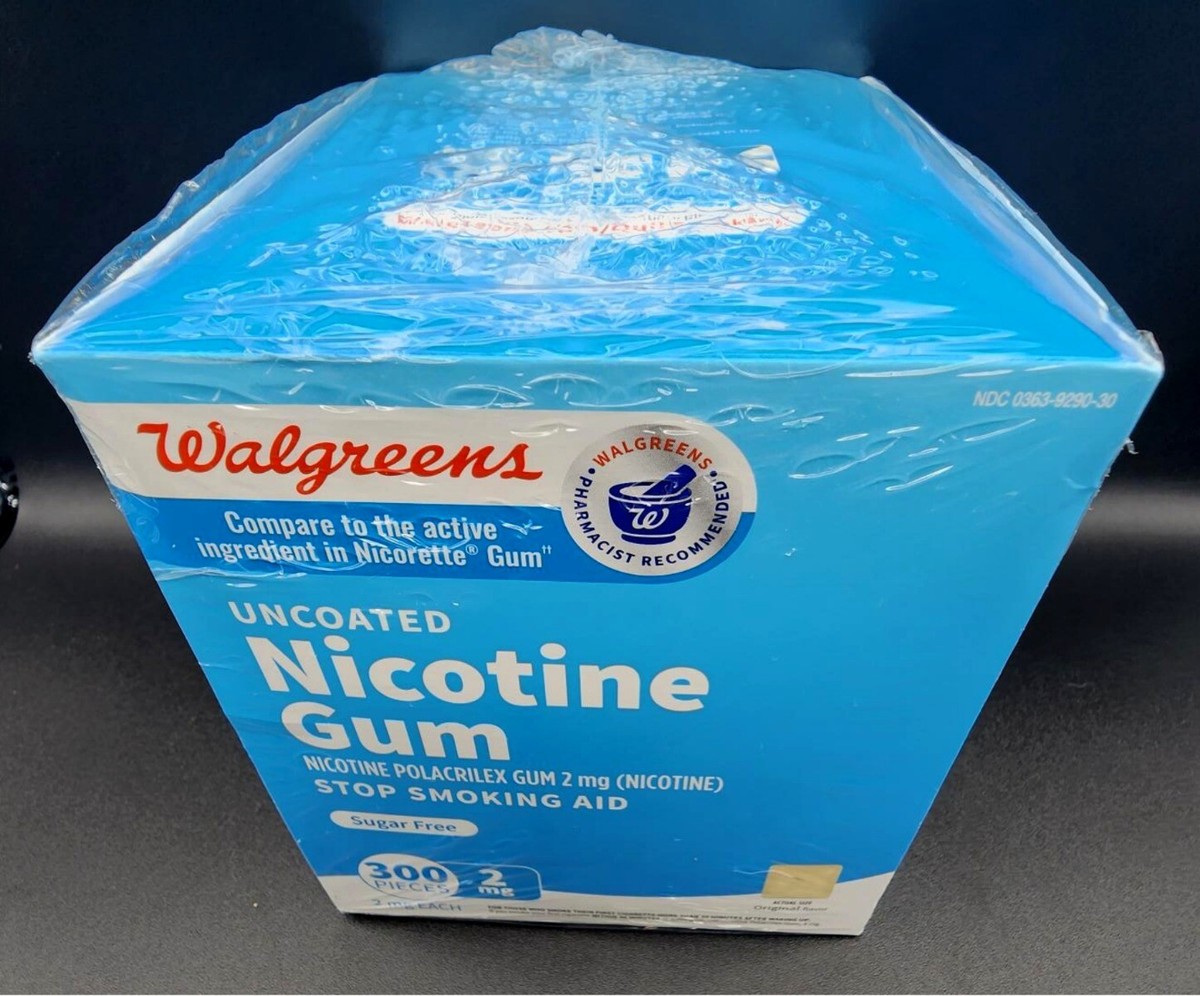 carton of cigarettes walgreens WALGREENS NICOTINE GUM-2MG ORIGINAL-300 PC-HUGE BOX 2 MG SEALED-FRESH  Exp12/2027