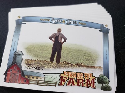 2020 Topps Allen & Ginter Down on the Farm Insert You Pick Complete Your Set