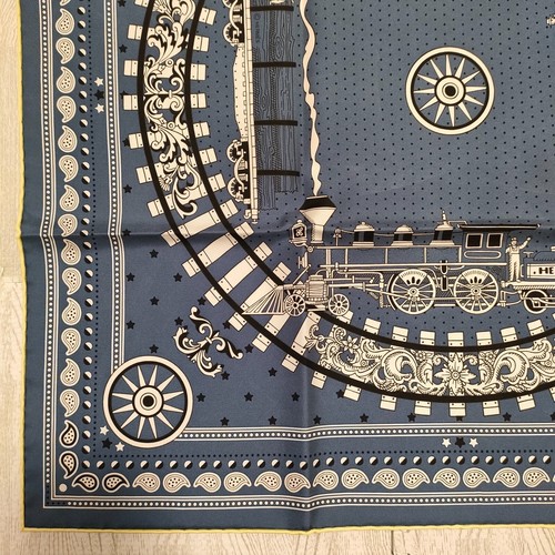 Unused w/box HERMES Carre 55 ALL ABOARD ! Silk Scarf Bandana 55cm - Picture 11 of 24