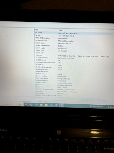 Dell Inspiron 1545 IPDC 2,1 GHz 4 GB Ram 250 GB HDD Wind10 Pro - Foto 8 di 10