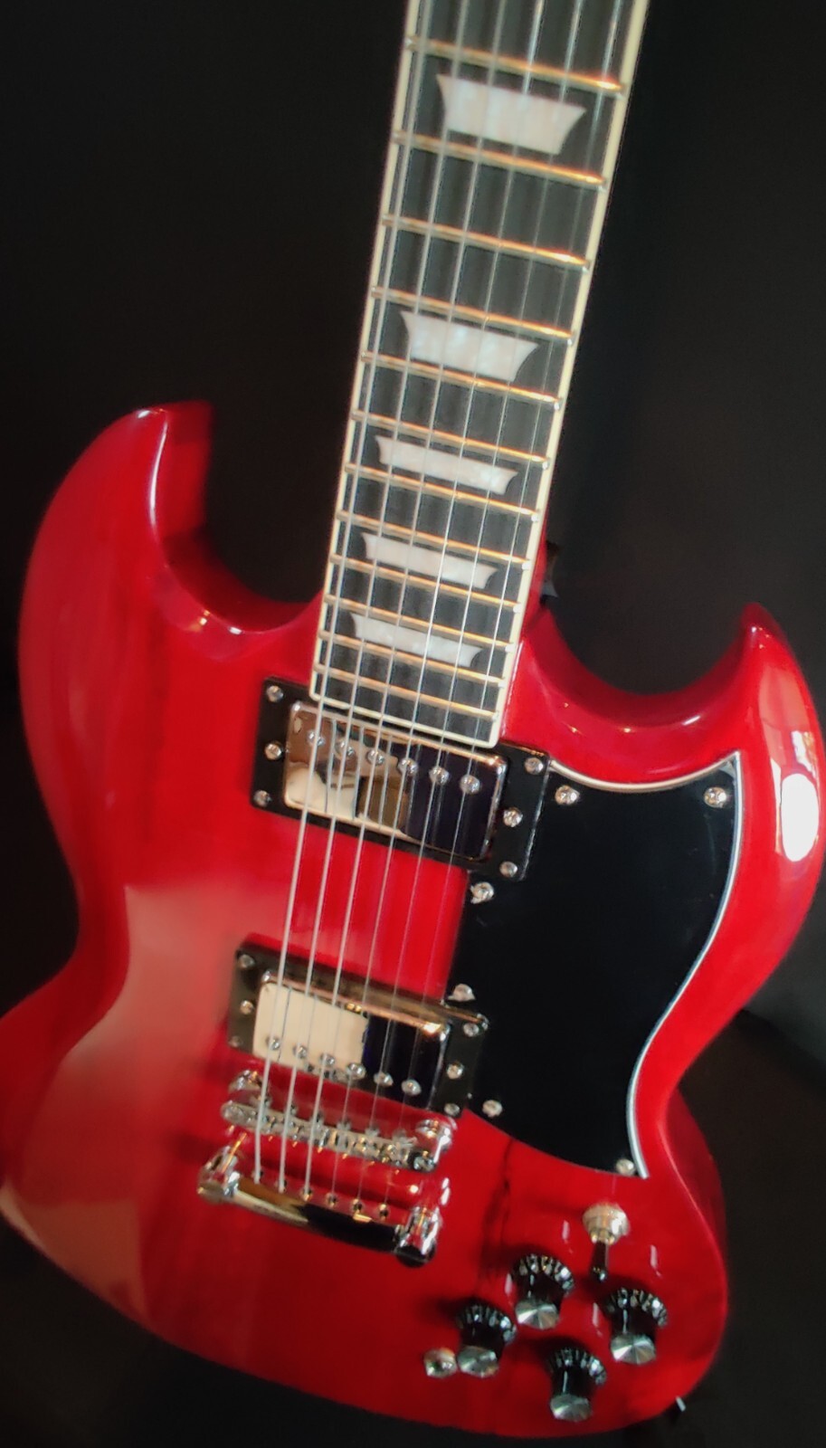 Electric Guitar DC Electric Guitar Classic- Gloss Red/Fast Shipping ...