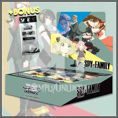 Weiss Schwarz: SPY X FAMILY Booster Box 16 Packs + BONUS | eBay Weiss Schwarz: SPY X FAMILY Booster Box 16 Packs + BONUS | eBay