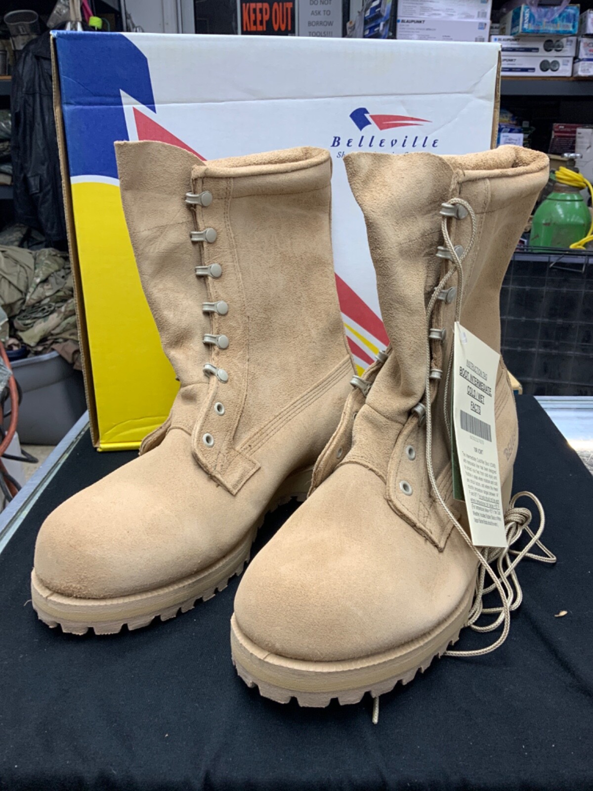Cold Wet Boots ICWT Gore-tex Combat Tan 