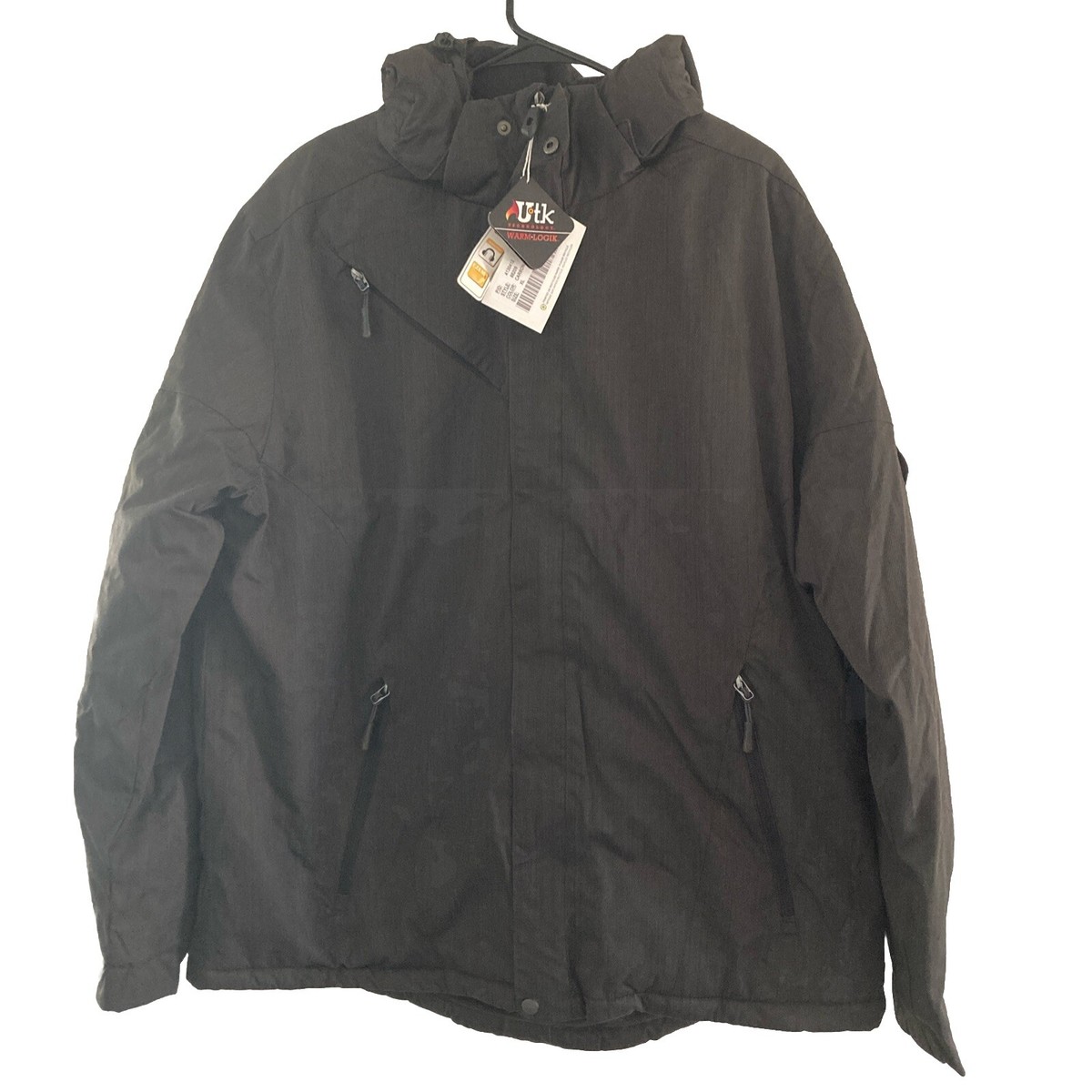 North End Jacket Coat Men's XL Warm Logik Black Style 88209 North End Jacket Coat Men's XL Warm Logik Black Style 88209