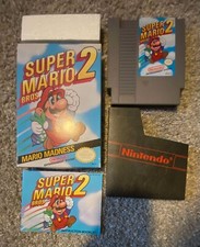 NES Nintendo Super Mario Bros. 2 w/ Box  Inserts