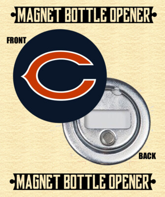 Chicago Bears - Magnet Bottle Opener - Choose From 12 Designs