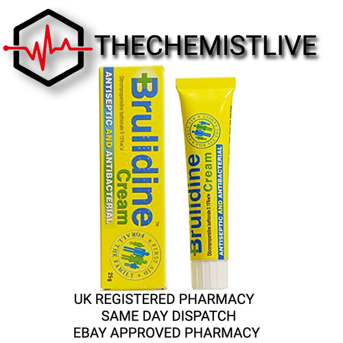 Brulidine Cream Antiseptic & Antibacterial 25g 1/3/6 Packs UK GSL. eBay