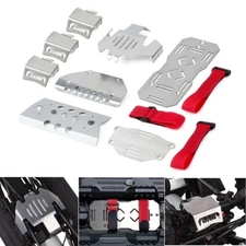 Chassis Armor Axle Protector Skid Plate for 1/10 RC Crawler Traxxas TRX6 G63 6X6