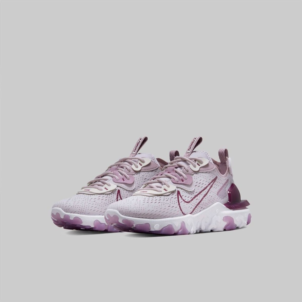 Nike React Vision Size 6 Womens Venice Sangria Amethyst Sneakers CI7523 ...