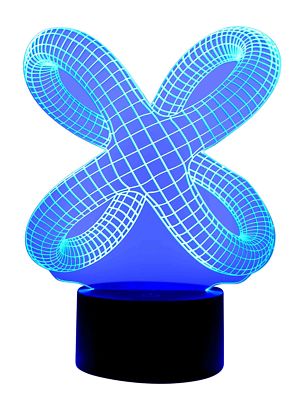 originelle 3D LED Designerlampe  Krake Wohnlicht Tischlampe Tischleuchte Mehrfar