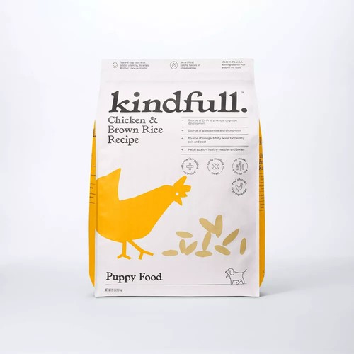 Chicken and Brown Rice Puppy Recipe Dry Dog Food Kindfull™ eBay